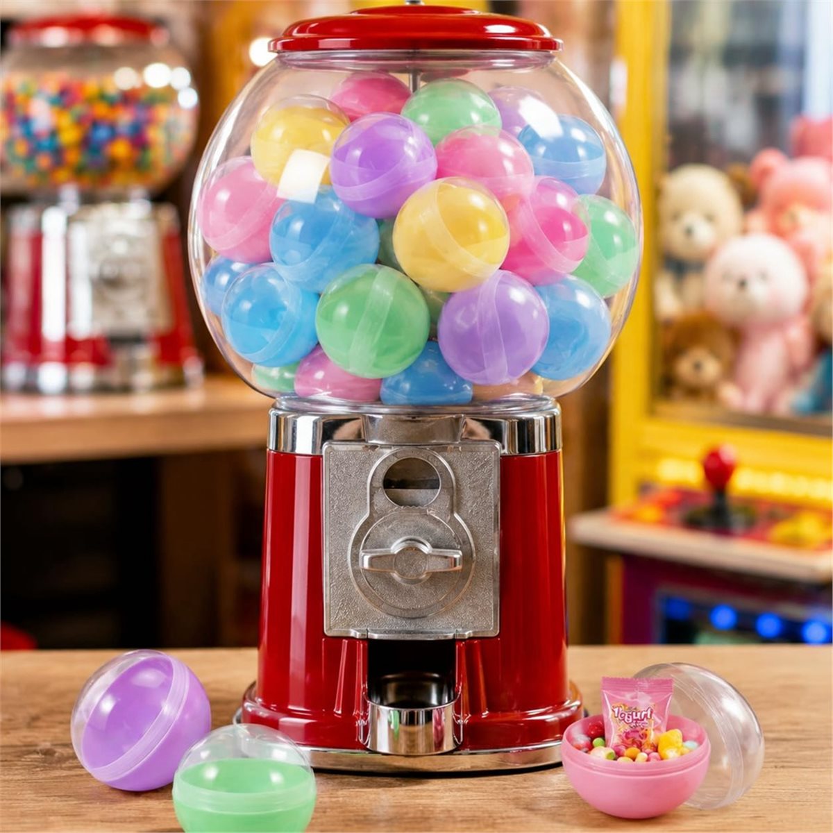 Bubble Gum Machine - A1776K 50 шт. 3-дюймовые пустые капсулы